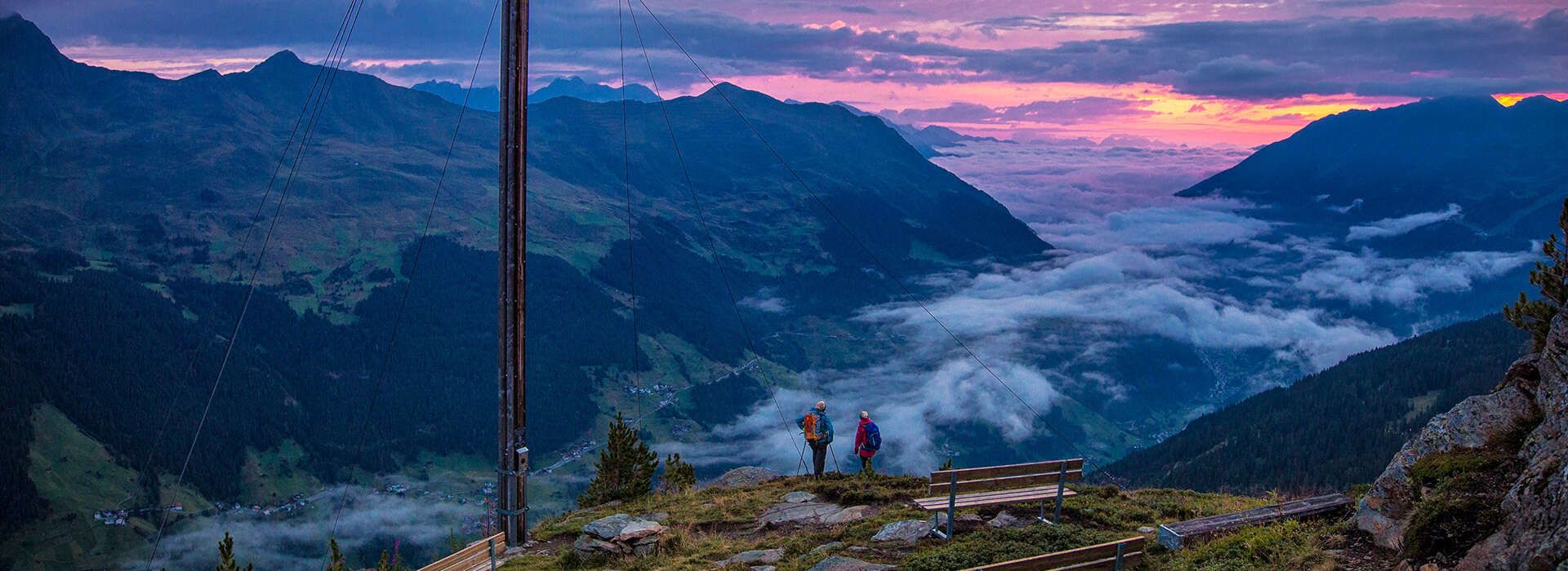 Wanderung Sommer Mittagkopf Paznauntal
