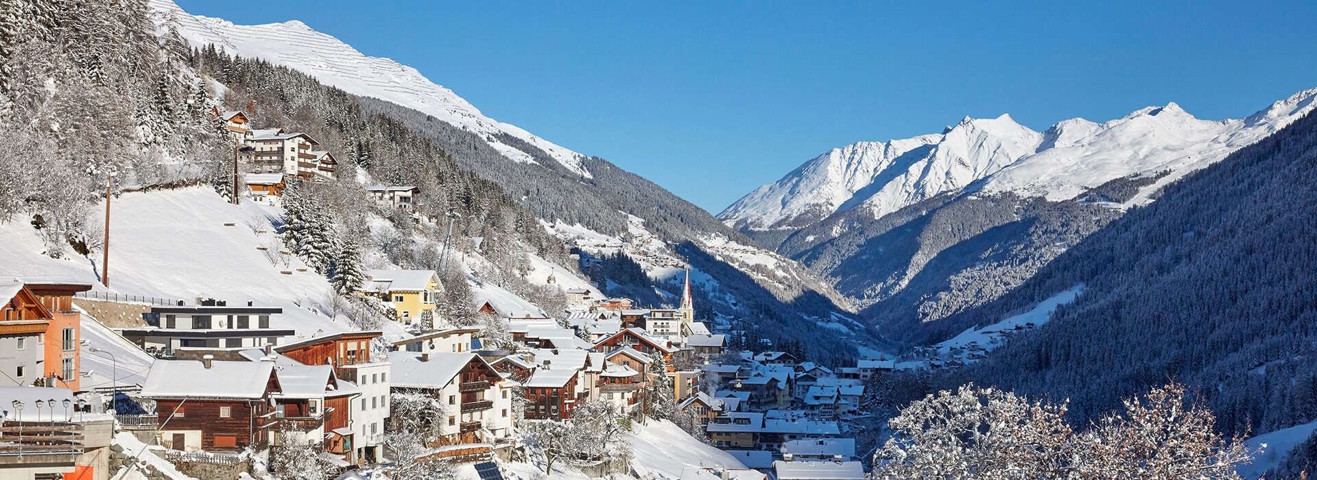 Kappl winter landscape